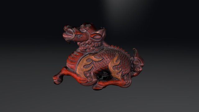 Dragon Netsuke 3D Model