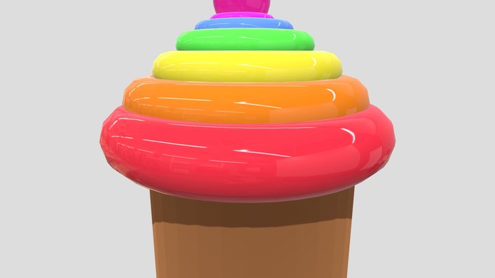 Cupcake 3D Model