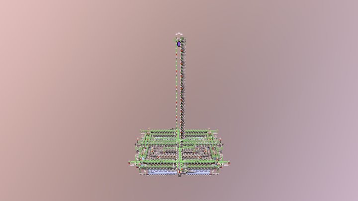 Ghast Farm 3D Model