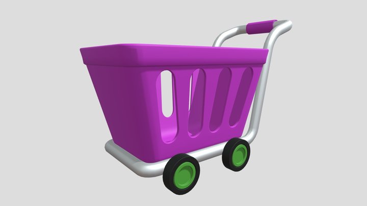 Shopping Cart 3D Model