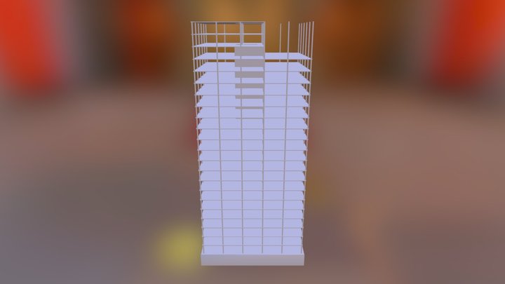 Unfinished Skyscraper 3D Model