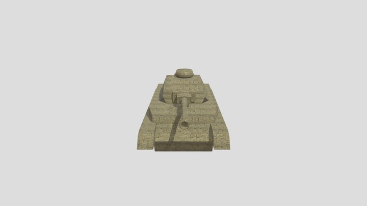 Pz IV F2 Zimmerit 3D Model
