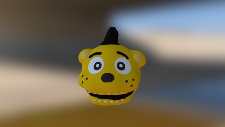 Golden Freddy WIP. 3D Model