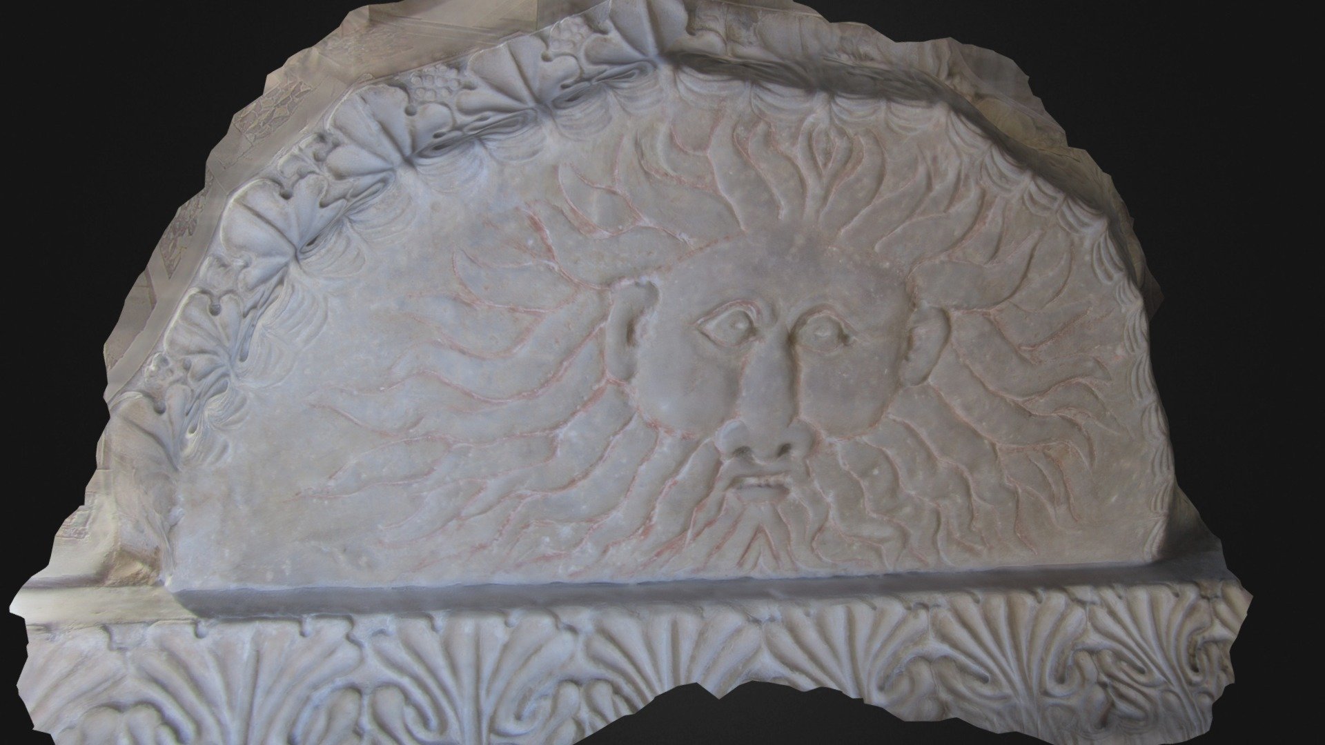 Detail of a pulpit: Abissus (XIII Century)