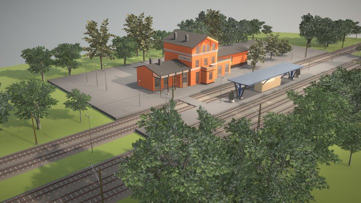Overhead-line-mast 3D models - Sketchfab