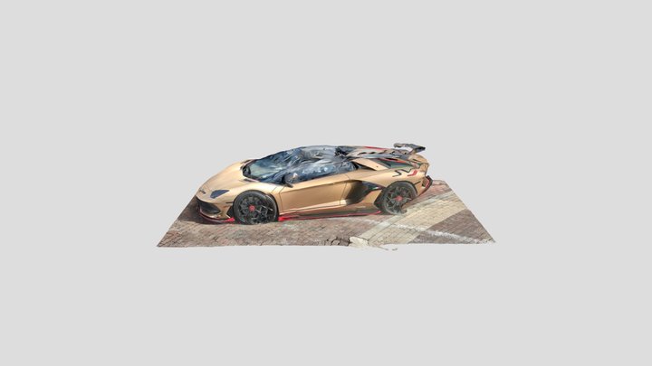 Lamborghini Aventador SVJ LiDAR Scan 3D Model