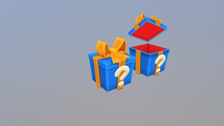 Present_box 3D Model