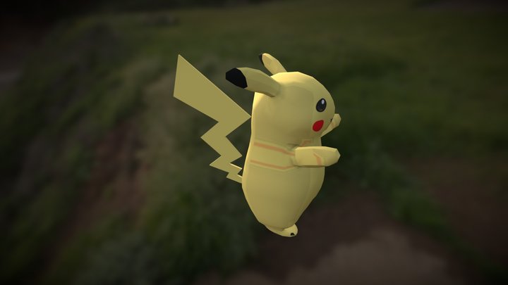 KenForce - Pikachu 3D Model