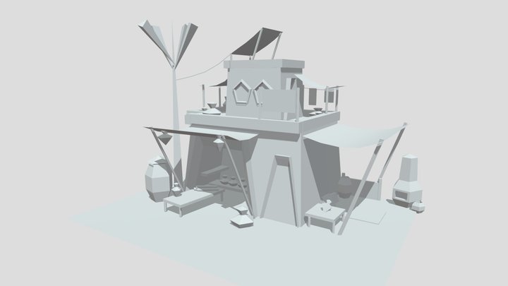 DAE Bazaar 3D Model