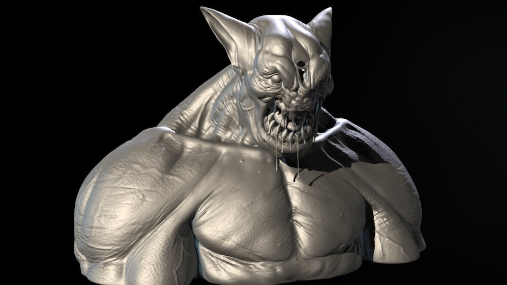 Hi poly_ Monster - 3D model by ykol [7ddf343] - Sketchfab