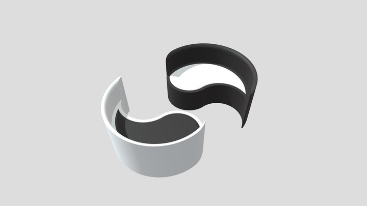 YIN YANG ARMCHAIR 3D Model
