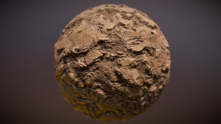 Martian Rock Material 01 – Modello 3D gratuito STL