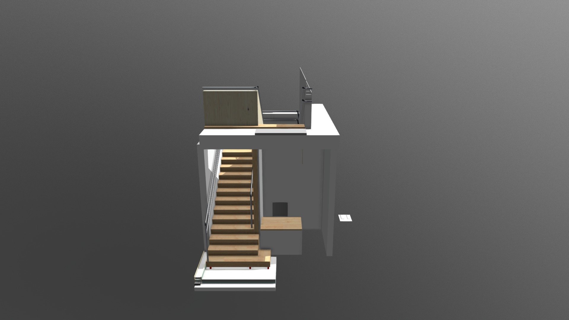 Stairs fin