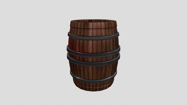 Barrel 3D Model
