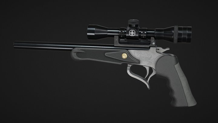 Single Shot Pistol 3D Model