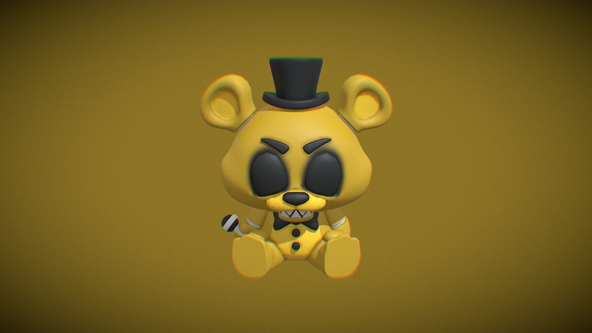 Golden Freddy Download Free 3d Model By Royalroyaltymodel112 [7de27ee] Sketchfab