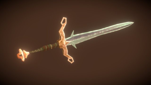 Pointy GreatSword 3D Model