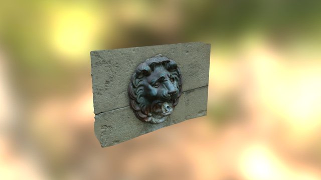 Lion_fountain 3D Model