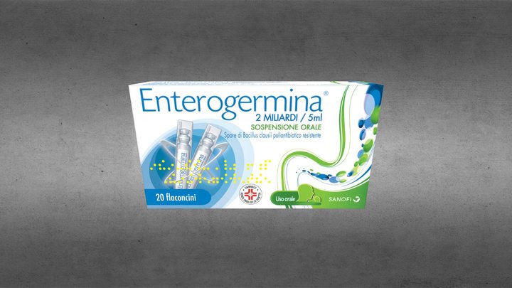 Enterogermina 3D Model