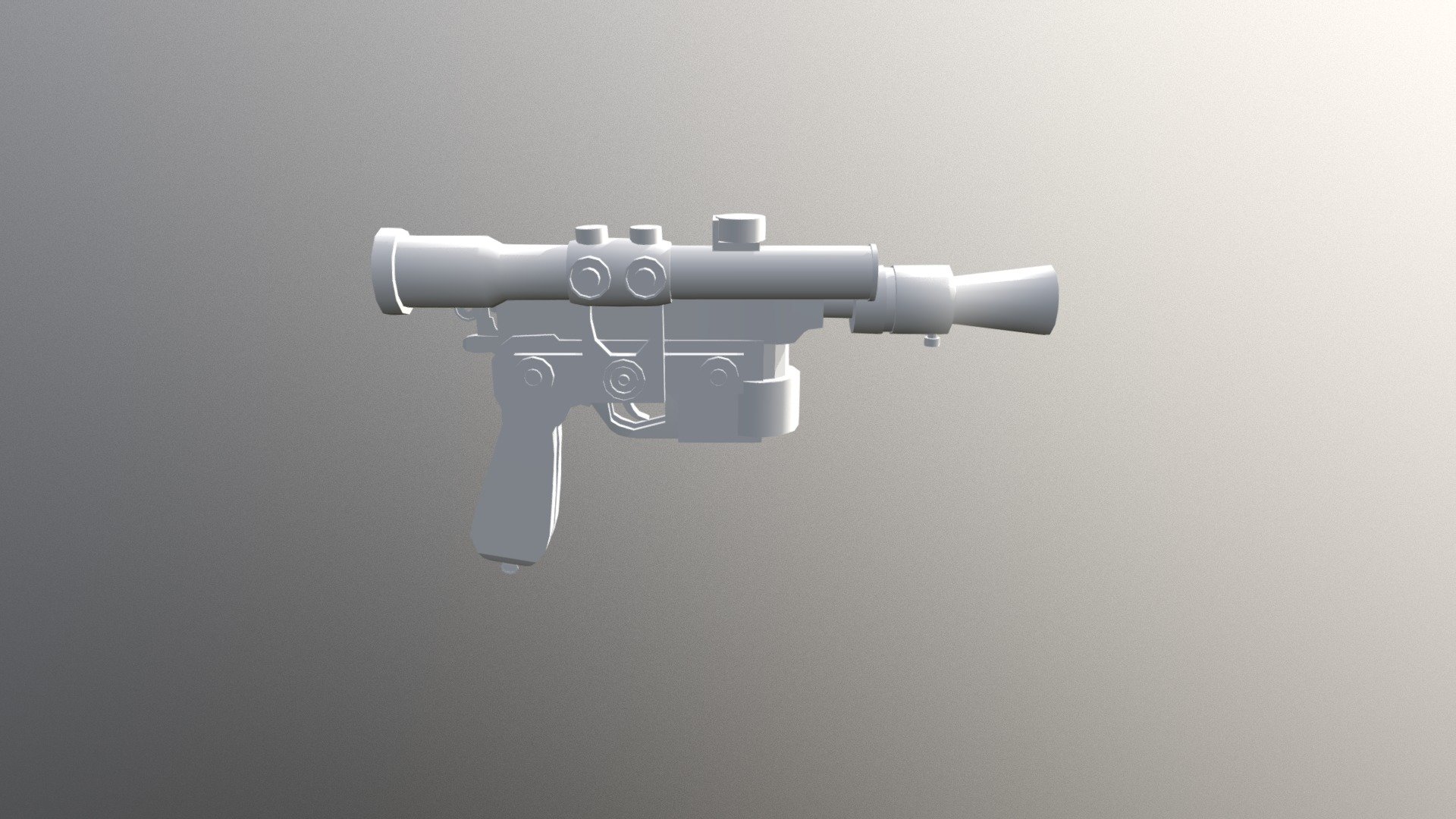 Han Solo Gun (Low Poly)