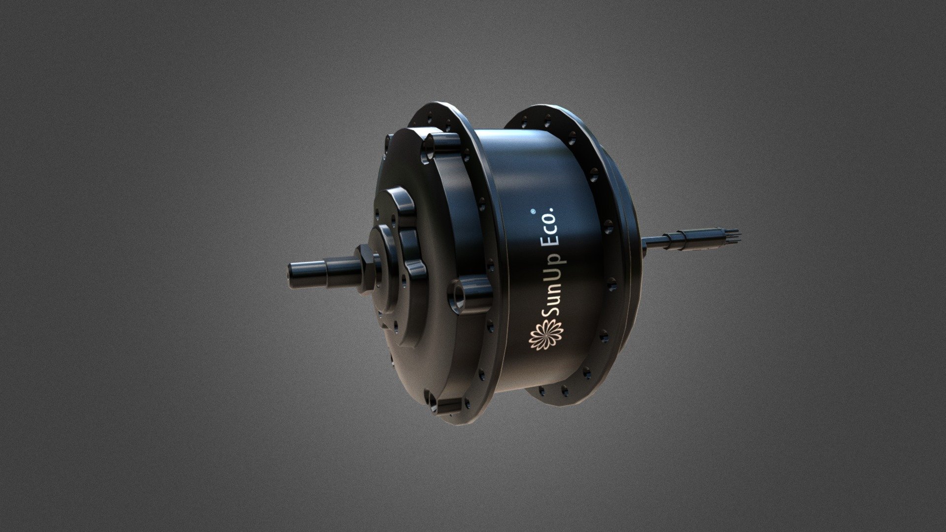 EF25-VD front hub motor - 3D model by SunUp (@sunuptw) [7de39d5 ...