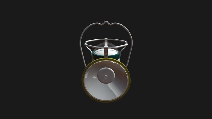Antique Lamp 3D Model
