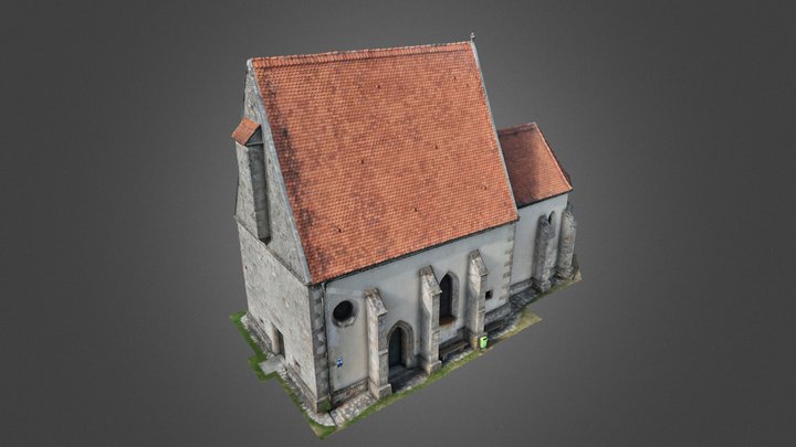 Wenzelskirche, Wartberg ob der Aist (HD) 3D Model