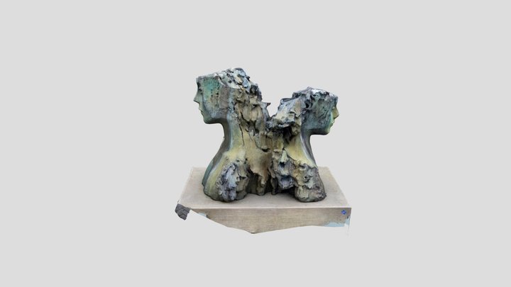 Statue in Amsterdam 3D Model