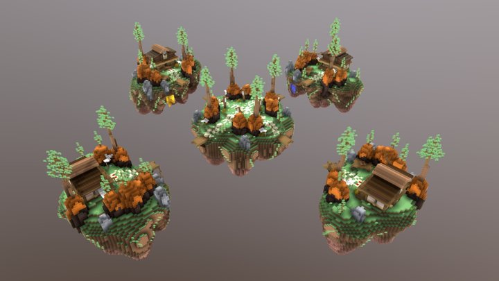 Map Bedwars Minecraft - A 3D model collection by chikoumbaran1001 -  Sketchfab