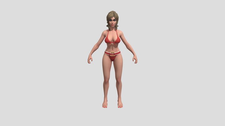 Natalya_ Ivanova_ Bikini 3D Model