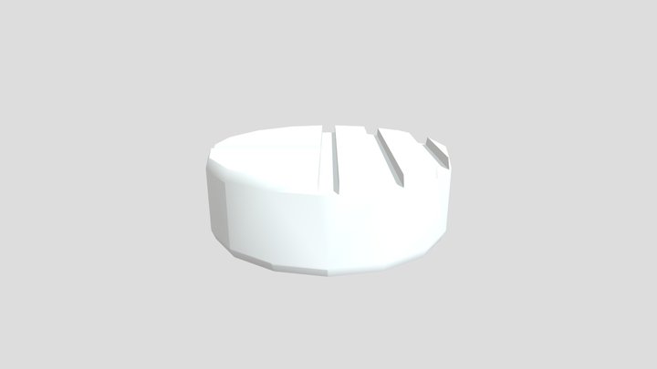 Hockey Puck for the PencilTip Hockey Stick 3D Model