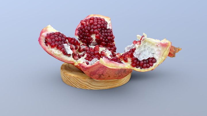 Pomegranate Dragon 3D Model