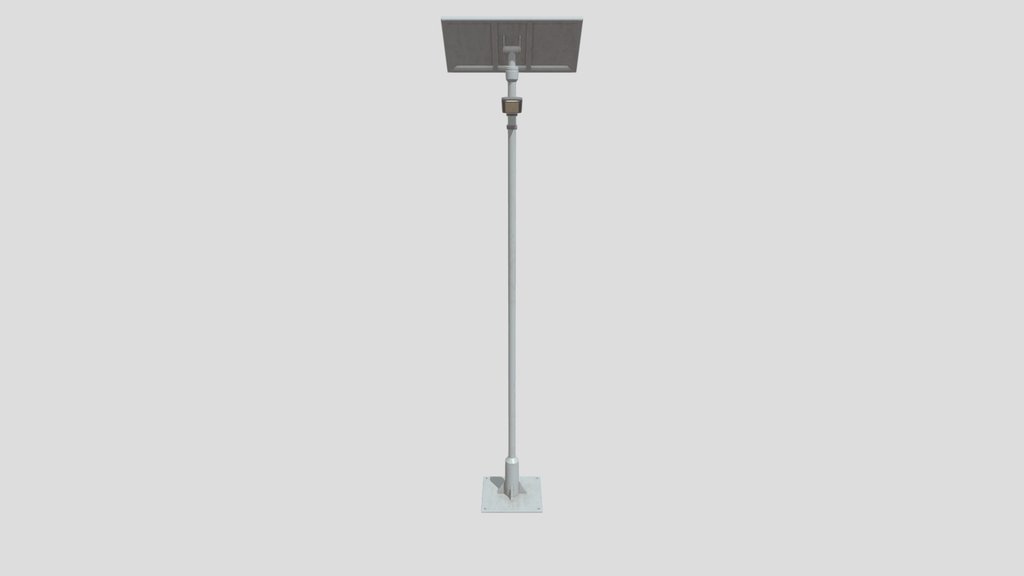 Modern Solar Light Pole