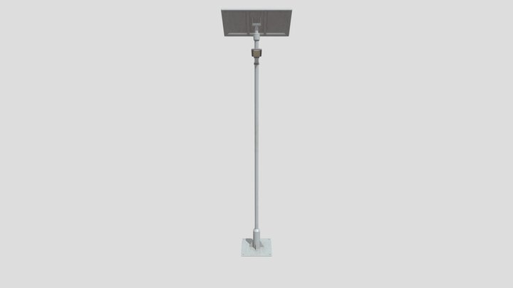 Modern Solar Light Pole