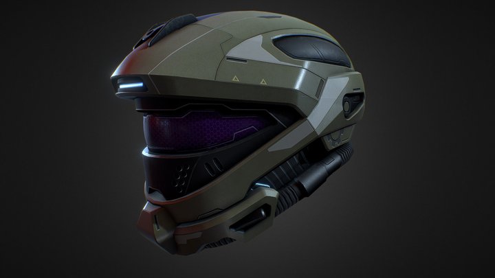 Recon Helmet 3D Model