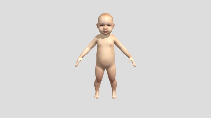 Baby (Fully Rigged) 3D Model