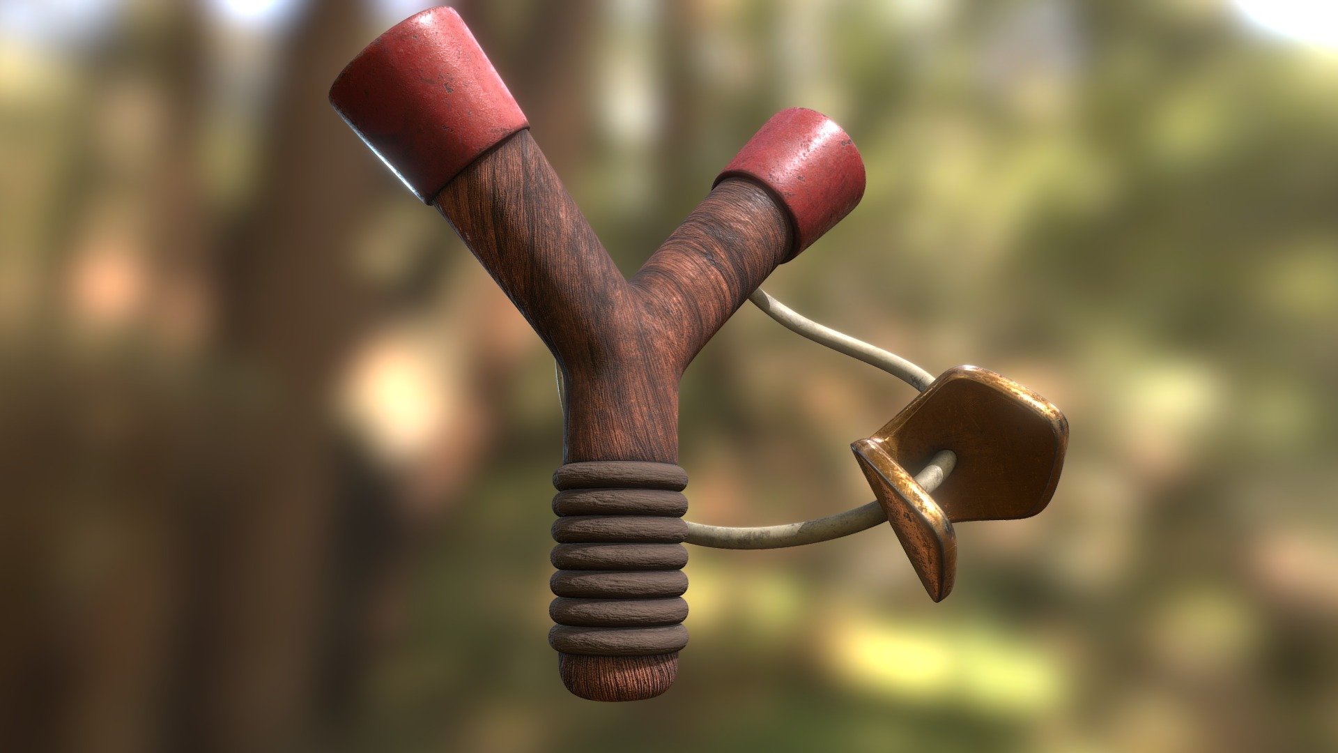 Zelda Ocarina of Time Sling Shot Download Free 3D model by