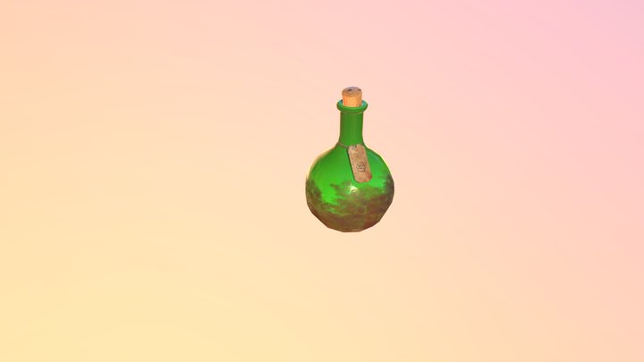 Potion Bottle2 0 3D Model