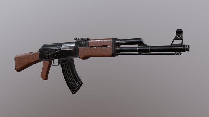 Ak-47 - Tokyo Marui - Game Ready 3D Model