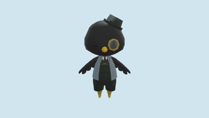 Greedy Mayor 3D Model