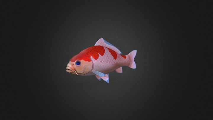 Animal Crossing New Horizons Koi 3D Model