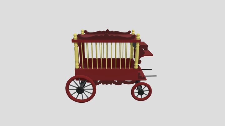 Circus - Carriage 3D Model