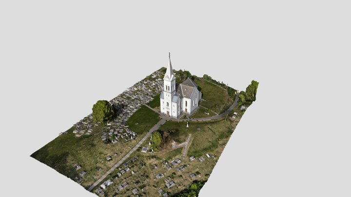 The Roman Catholic church of Karancsság 3D Model