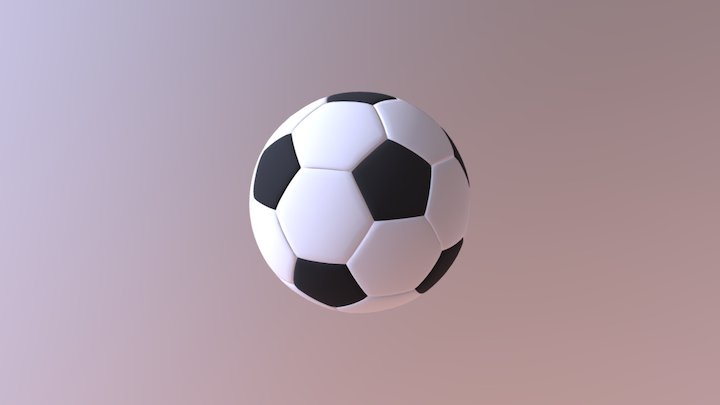 Bola de futebol 3D Model