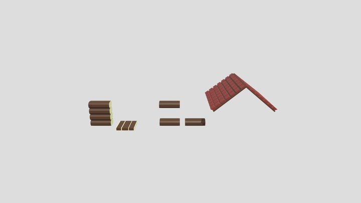 Cabaña LowPoly Prefab DaniEdits 3D Model