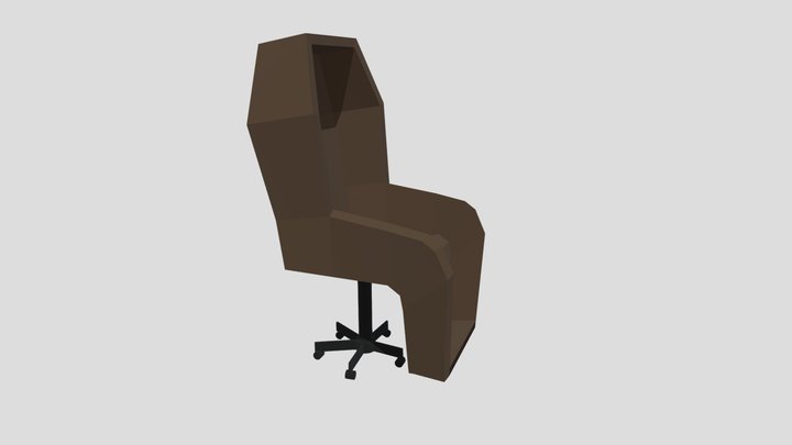 Silla Gamer- Funeraria low poly 3D Model