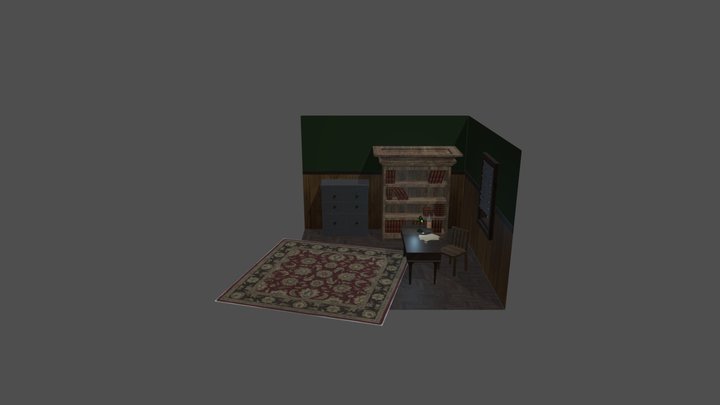 темная комната Мухитов 3D Model
