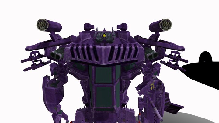 Transformers The Game Shockwave 3D Model