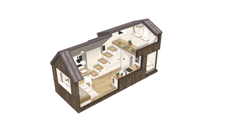 Cozy Micro House 3D Model