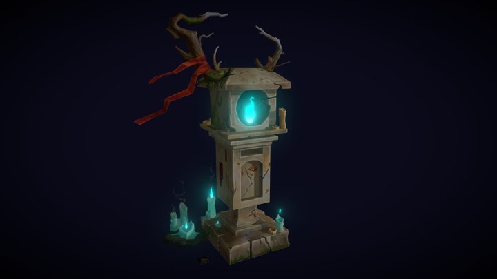 Mailbox of the Forest Spirit 3D Model